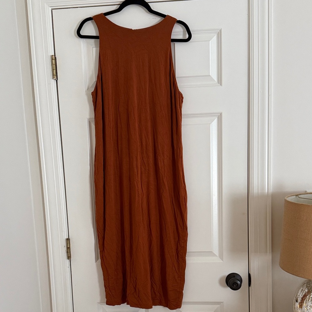 11 Honore Rust Midi Dress